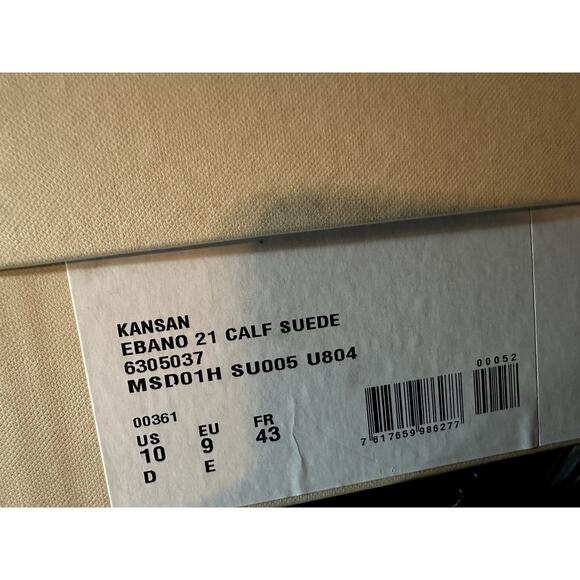 $678 Bally Loafers Men Size US 10 NEW in Brown Suede Kansan Ebano 21 Calf Suede - Picture 8 of 8